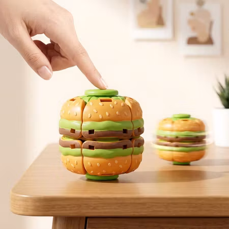 Fidget Spinnerboll Hamburgare
