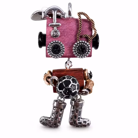 Steampunk Minibot - Rosa Raketen