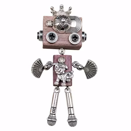 Steampunk Minibot - Rockie Robot