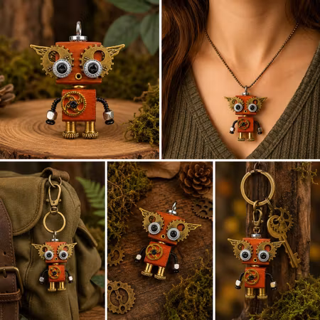 Steampunk Minibot - Koppar Klara