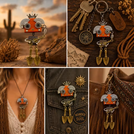 Steampunk Minibot - Velvet Nomad