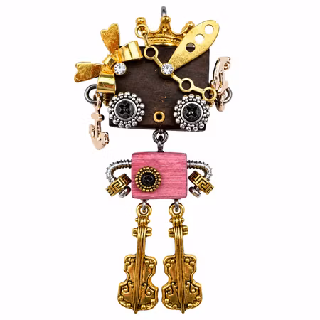 Steampunk Minibot - Violina