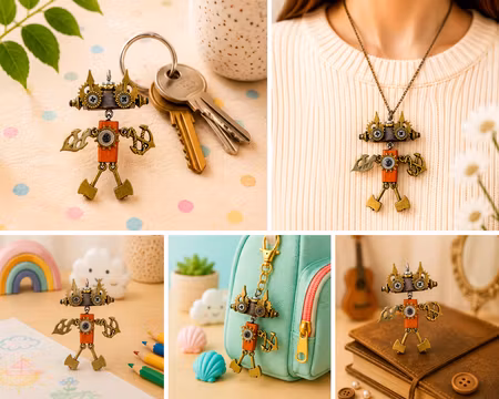 Steampunk Minibot - Kapten Kugge