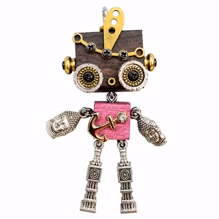 Steampunk Minibot - Lady Tick Tock