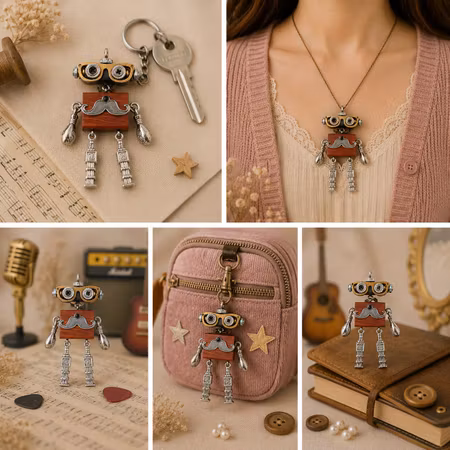 Steampunk Minibot - Sir Cogsworth