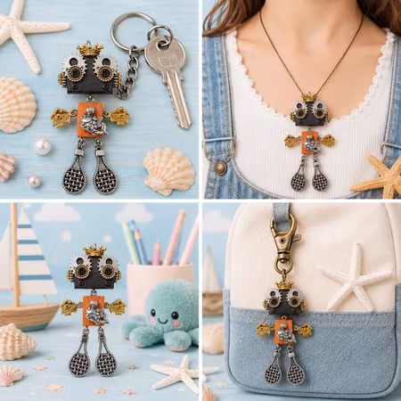Steampunk Minibot - Havskungen
