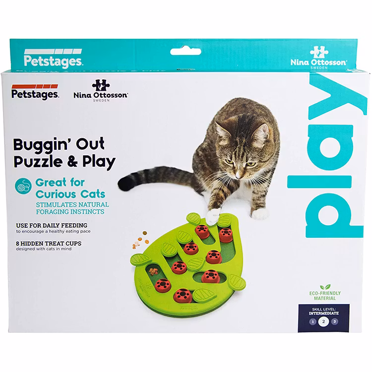 buggin' out aktivitetsleksak för katt