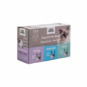 Sterilized Adult Cat Jelly Mix 12-Pack