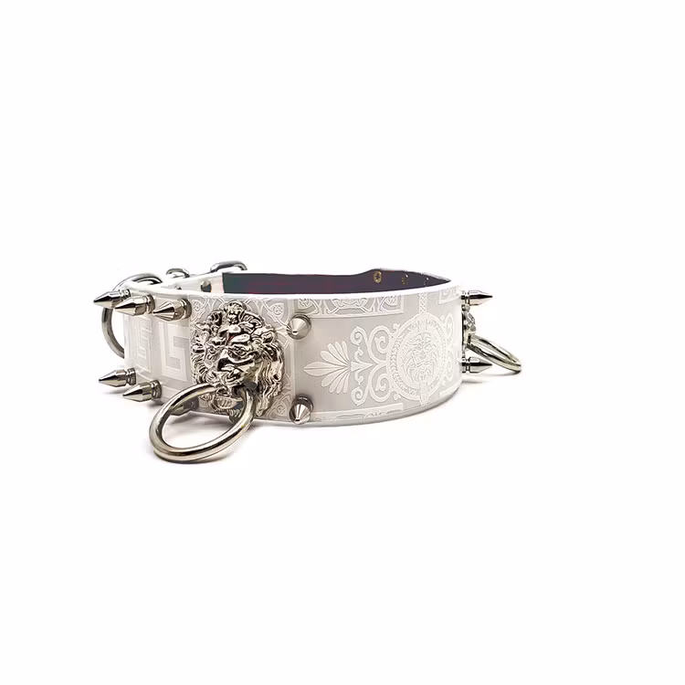 Hundhalsband Lionel - Arktisk Vit