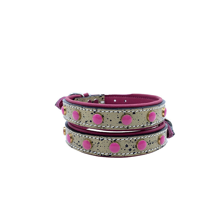 Hundhalsband Pink Candy Drop