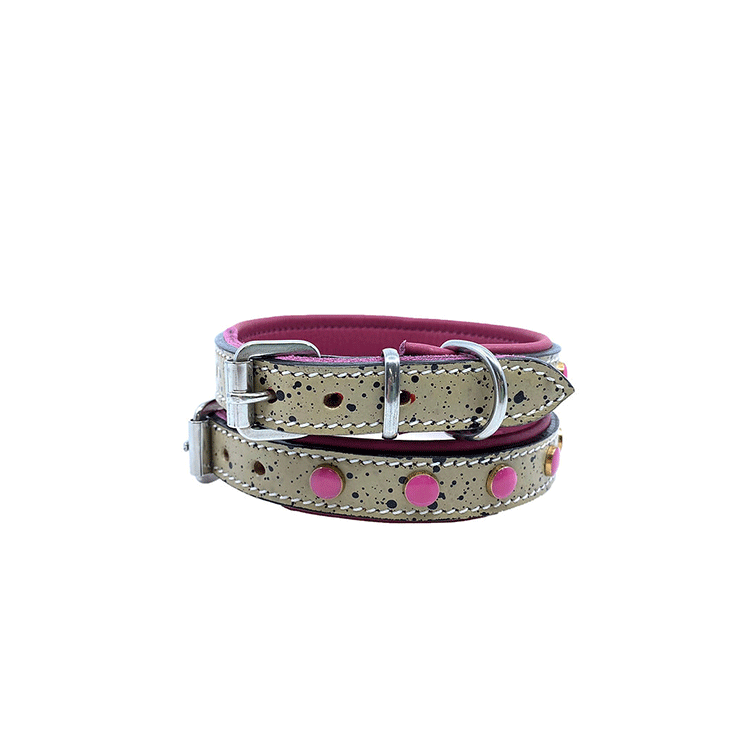 Hundhalsband Pink Candy Drop