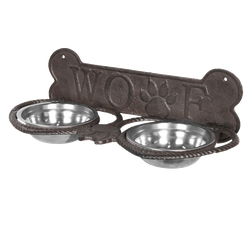Dubbla Matskålar "Woof"
