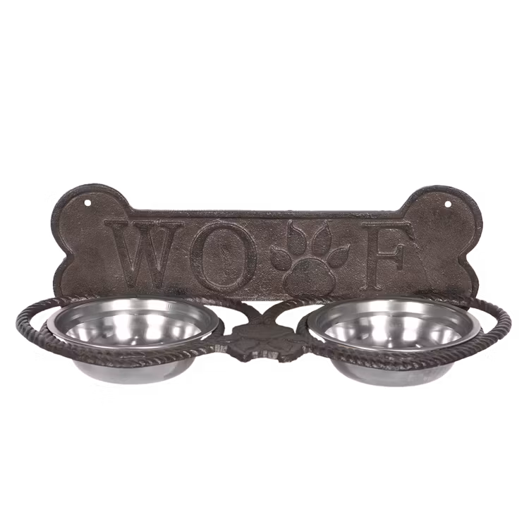Dubbla Matskålar "Woof"
