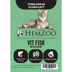 Vit Fisk med Sillkaviar - Steriliserad Katt