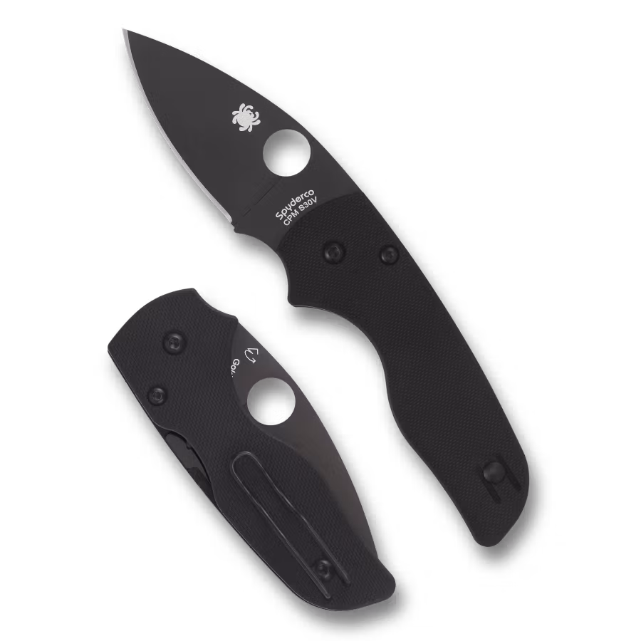 Spyderco Lil' Native Black Blade S30V Fällkniv