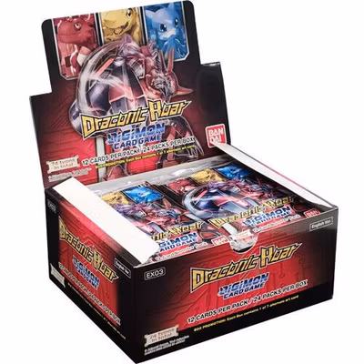 Digimon Card Game: Draconic Roar EX-03 Booster Display