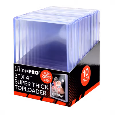 Ultra Pro Super Thick Toploader 260pt – 10-pack