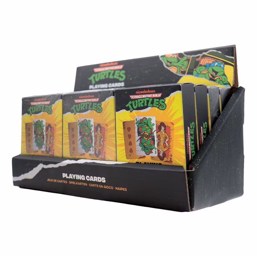 Teenage Mutant Ninja Turtles Playing Cards Display
