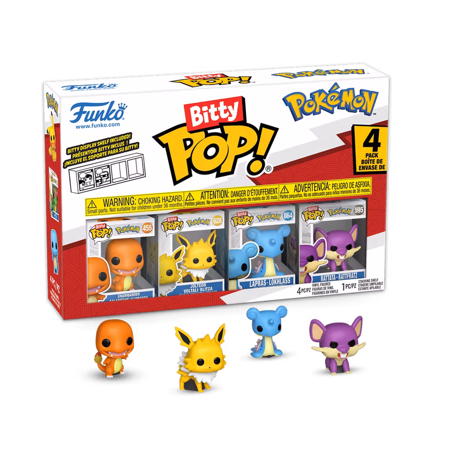 Funko Bitty Pop! Pokémon Series 2 – 4-Pack
