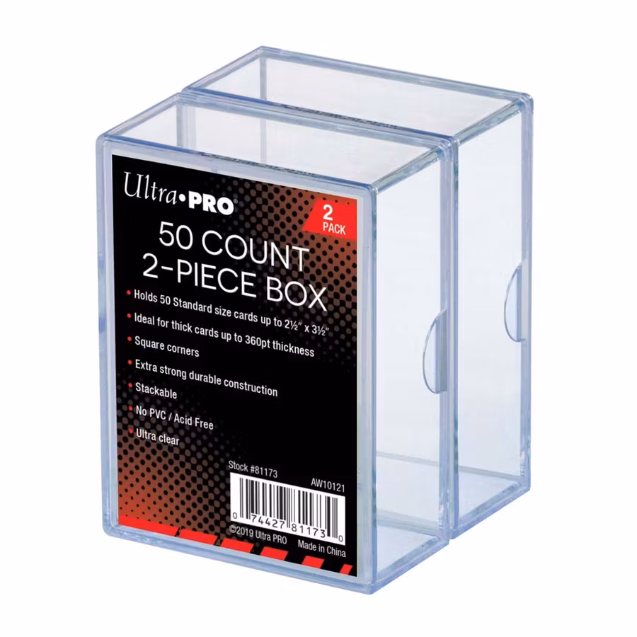 Ultra Pro 50 Count 2-Piece Box – 2-pack