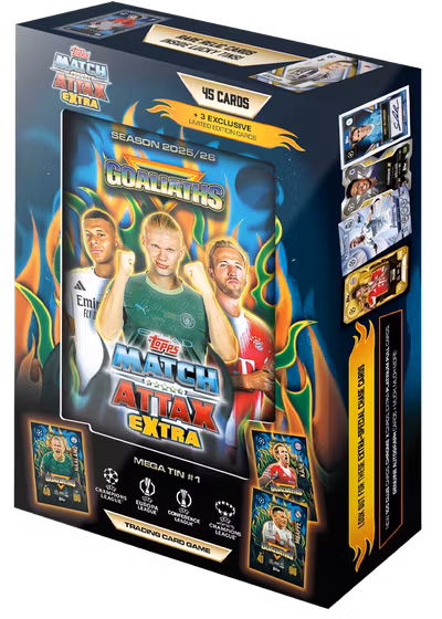 Topps Match Attax Extra UEFA Champions League 2025/26 – Mega Tin