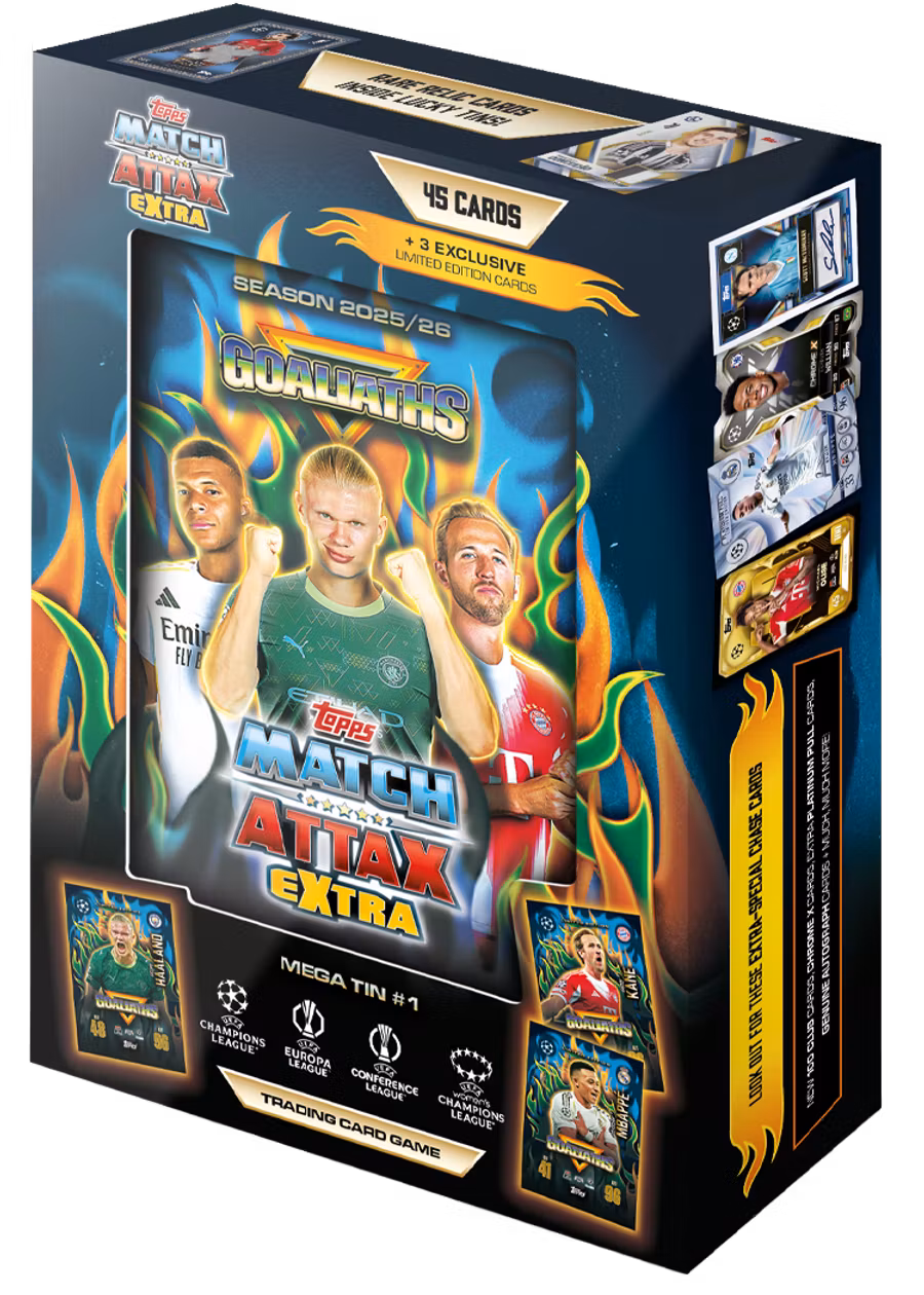 Topps Match Attax Extra UEFA Champions League 2025/26 – Mega Tin