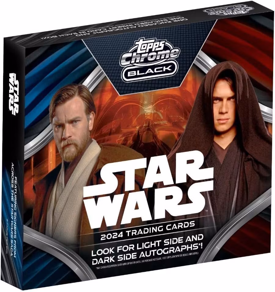 2024 Star Wars Topps Chrome Black (Hobby Box)