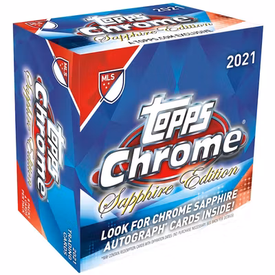 2021 Topps Chrome MLS Sapphire Edition – Hobby Box