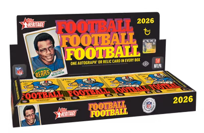 2026 Topps Heritage Football Hobby Box