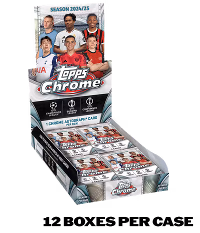 2024-25 Topps Chrome UEFA Club Competitions Hanger