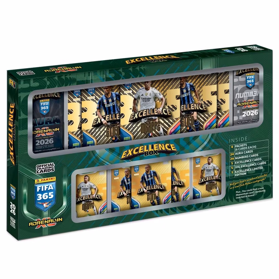 Panini FIFA 365 Adrenalyn XL 2026 – Excellence Box