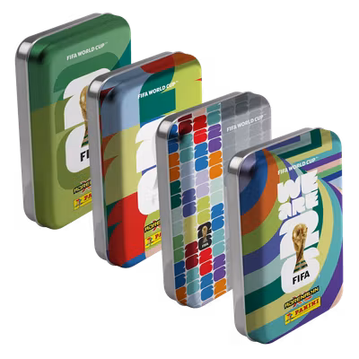 Panini FIFA World Cup 2026 Adrenalyn XL – Pocket Tin, kartong om 4