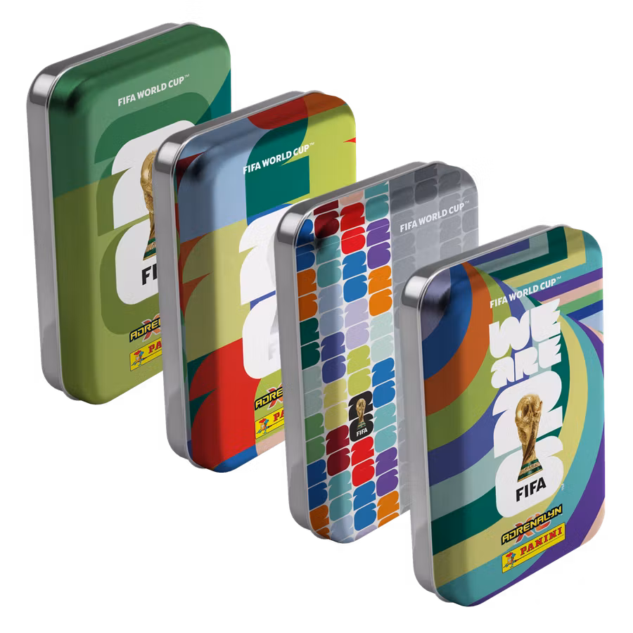 Panini FIFA World Cup 2026 Adrenalyn XL – Pocket Tin, kartong om 4