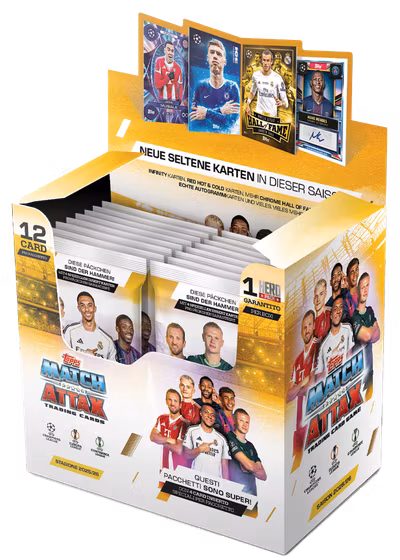 Topps Match Attax Champions League 2025/26 – Booster Display