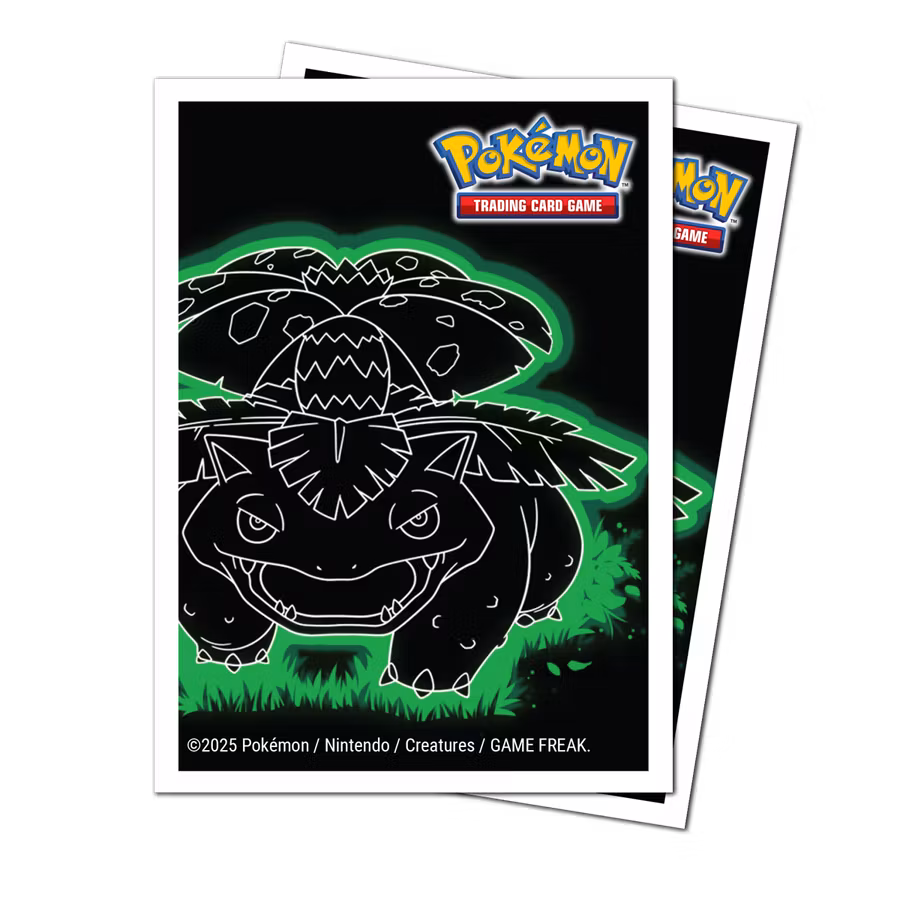 Ultra Pro APEX Sleeves Neon Kanto Venusaur – 105-pack