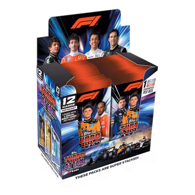 Topps Turbo Attax Formula 1 2026 – Display (24 boosters)
