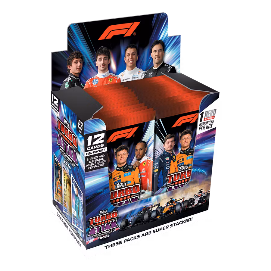 Topps Turbo Attax Formula 1 2026 – Display (24 boosters)