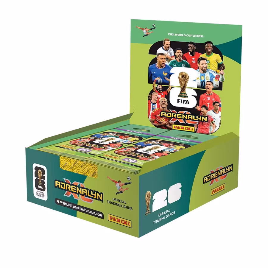 Panini FIFA World Cup 2026 Adrenalyn XL – Fat Pack Box med 10 fat packs
