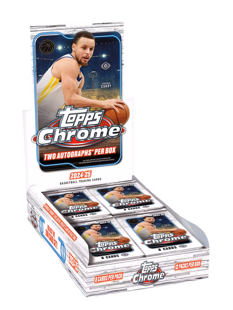 2024-25 Topps Chrome Basketball (Hobby Box)