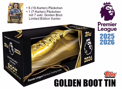 2025-26 Topps Premier League Golden Boot Tin