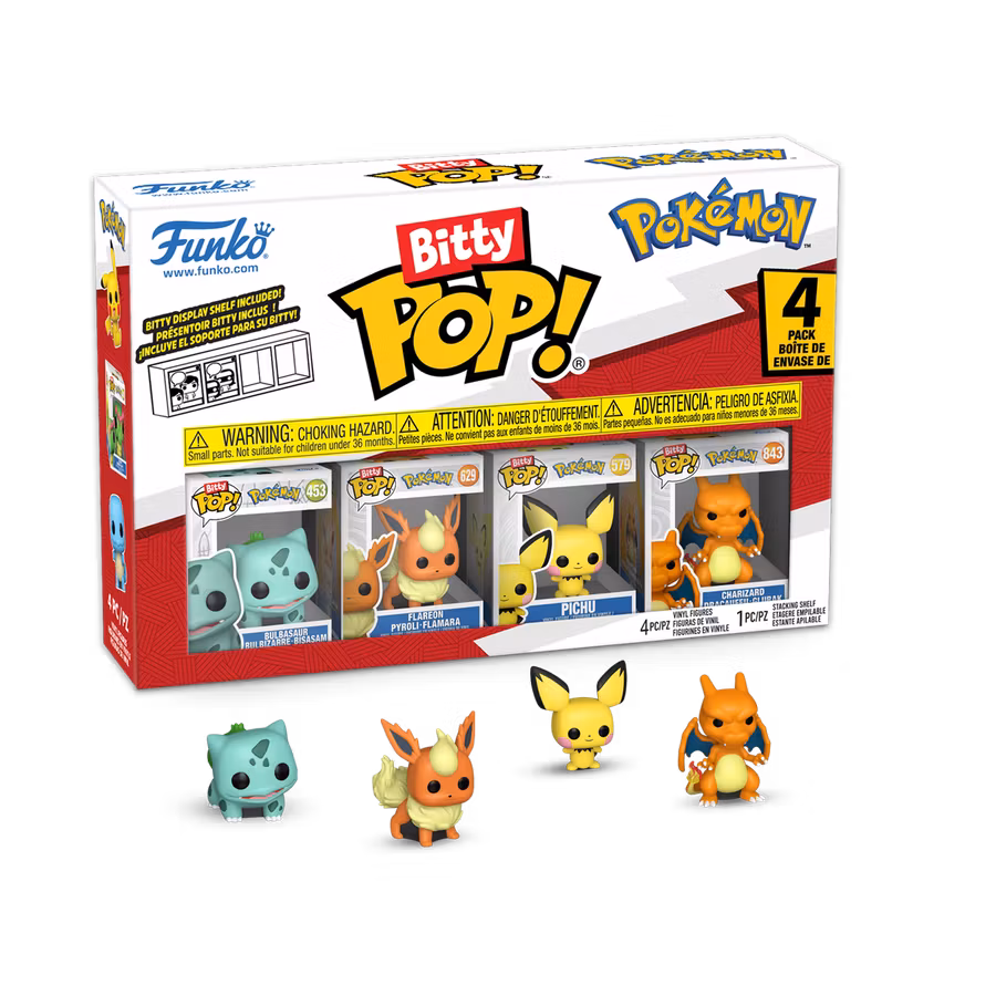 Funko Bitty Pop! Pokémon Series 3 – 4-Pack