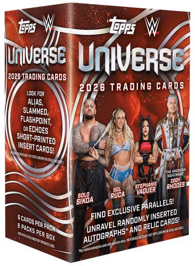 2026 Topps Universe WWE Wrestling Value Box