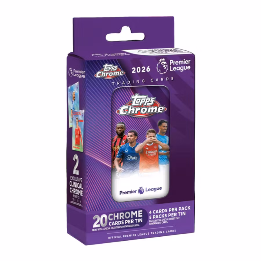 Topps Chrome Premier League 2025/26 – Tin