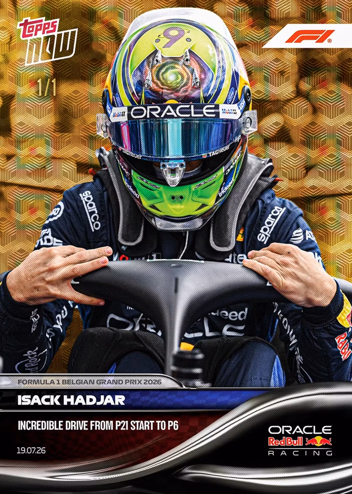 Topps Now Hadjar