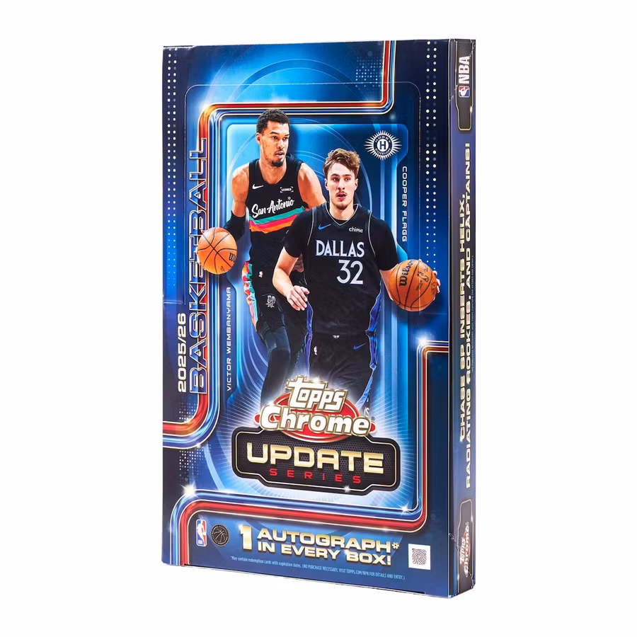 2025-26 Topps Chrome Update Series Basketball Hobby Box