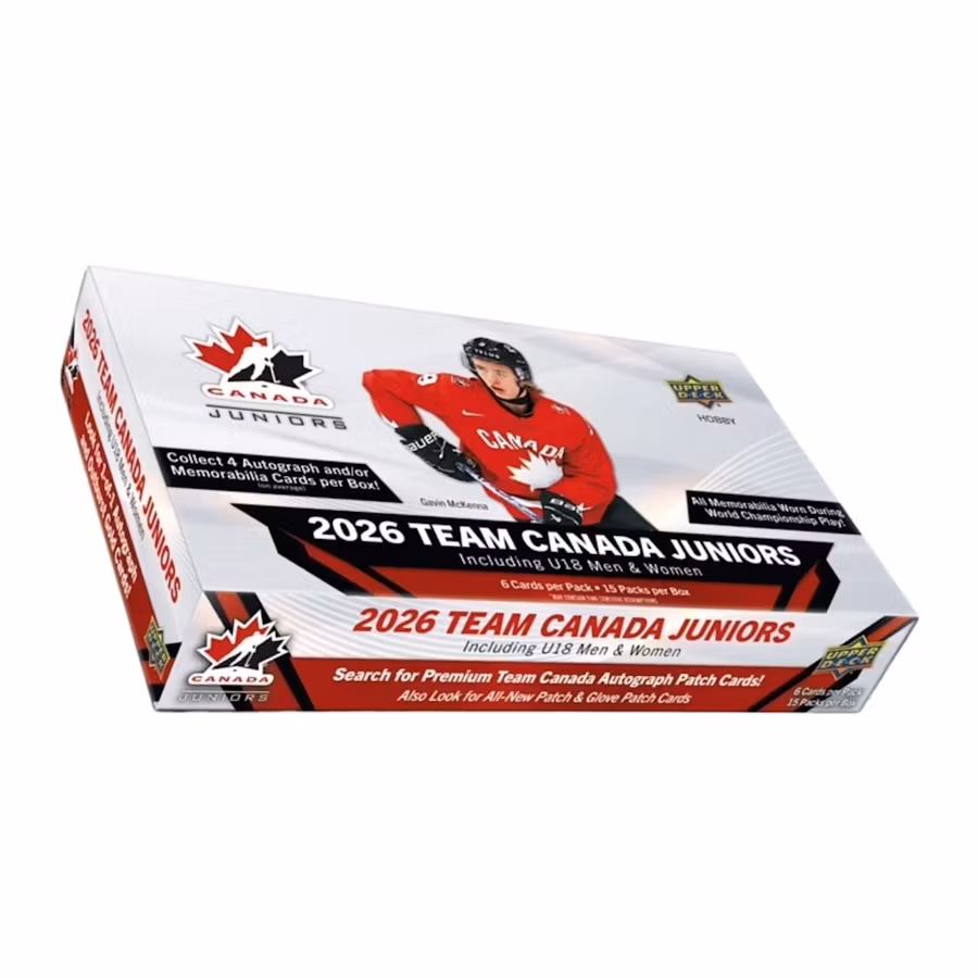 2026 Upper Deck Team Canada Juniors Hockey Hobby Box