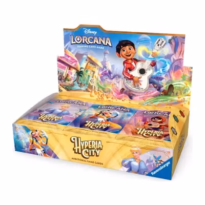 Disney Lorcana Hyperia City Booster Display