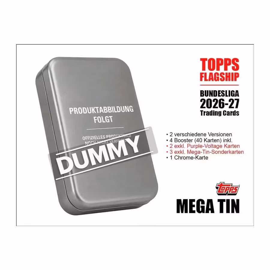 Topps Flagship Bundesliga Trading Cards 2026/2027 Debut Edition – MEGA TIN