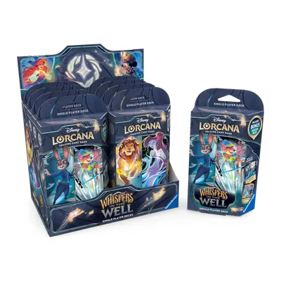 Disney Lorcana: Set 10 - Whispers in the Well - Starter Deck Display