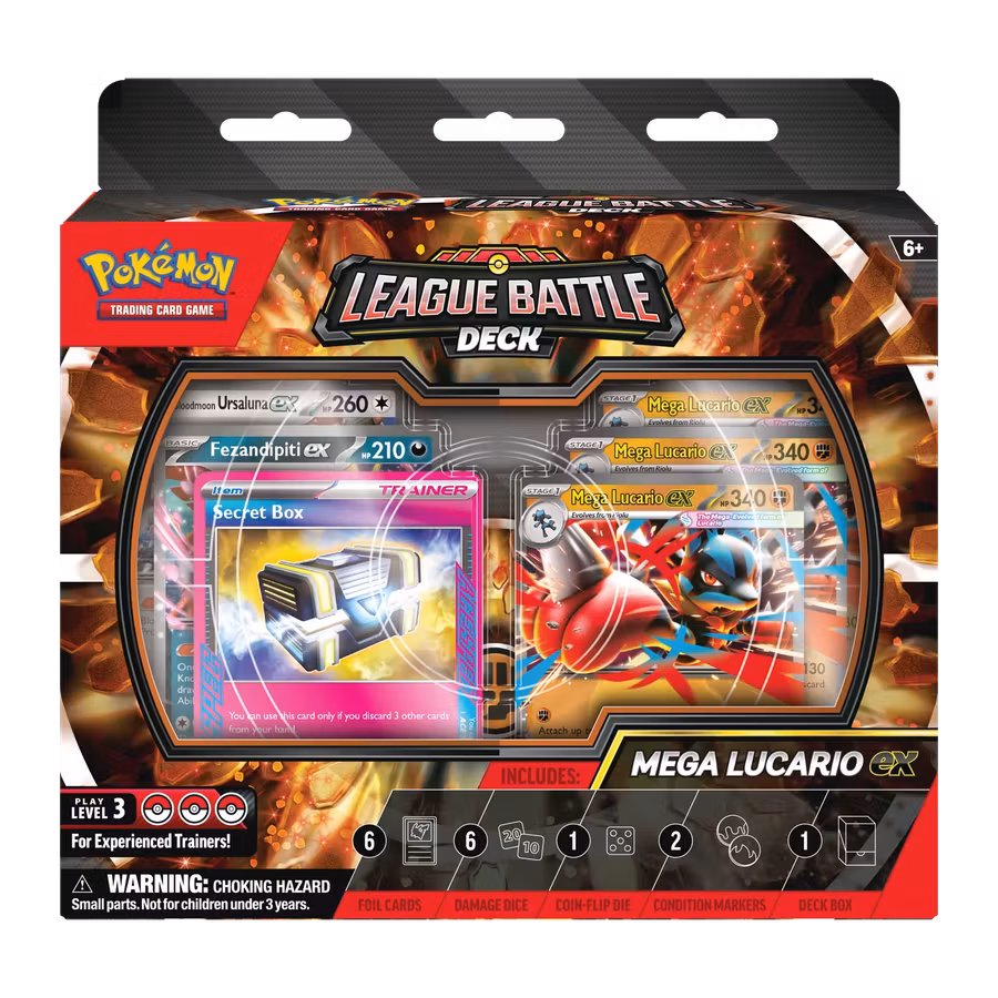 Pokémon Mega Lucario ex – League Battle Deck